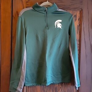 MI State 1/4 Zip Sweatshirt
